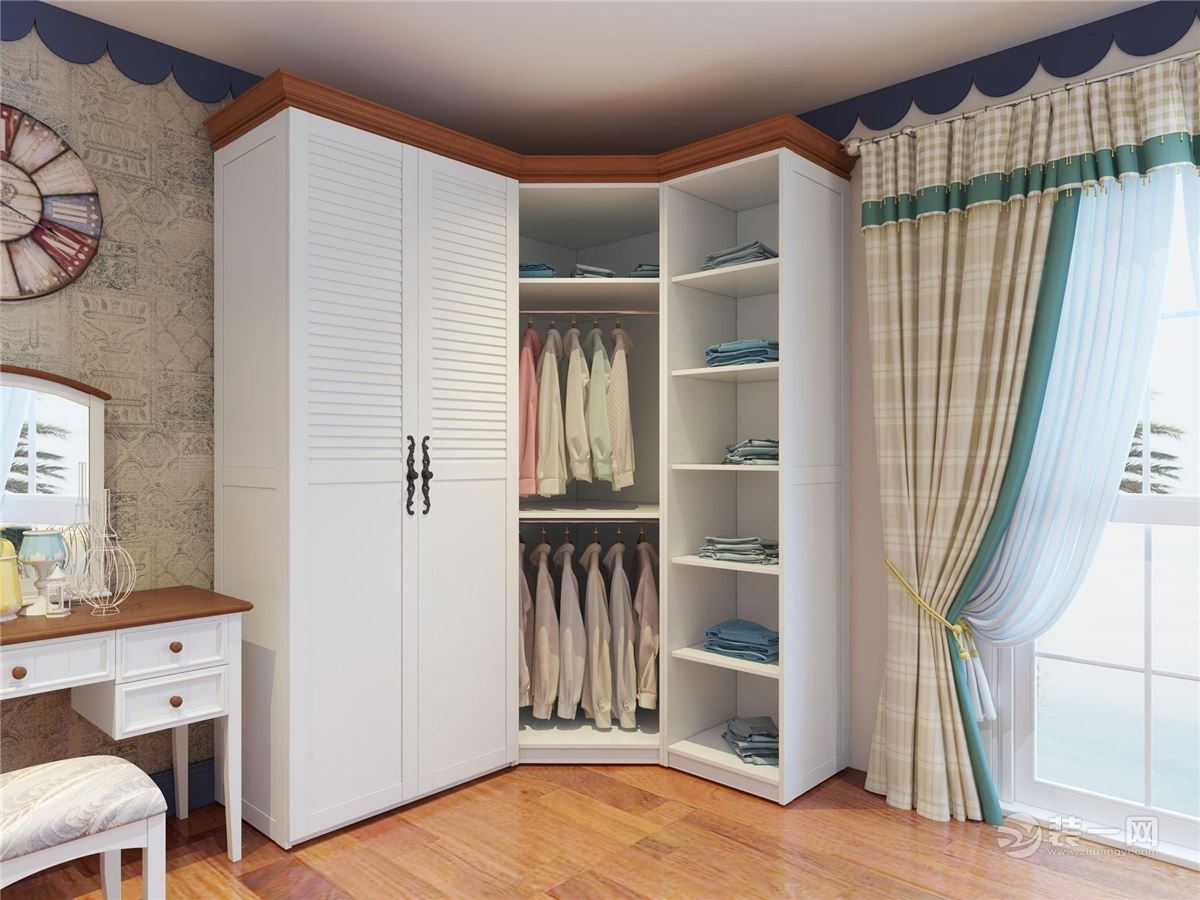 装一网推荐5套转角衣柜设计方案